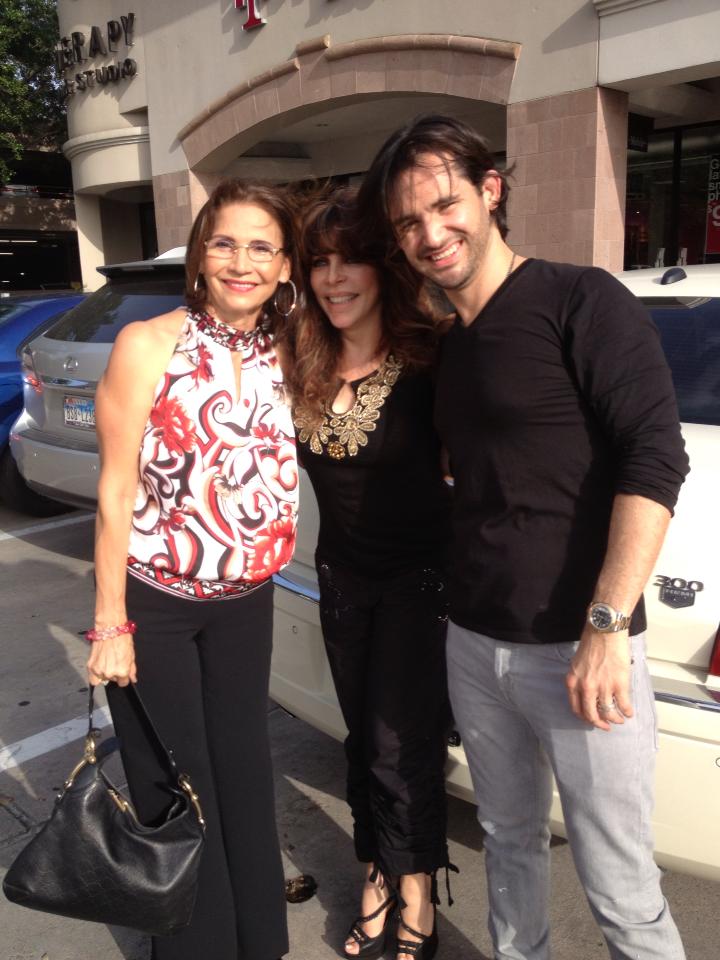 Veronica Castro with top hairstylist in Houston