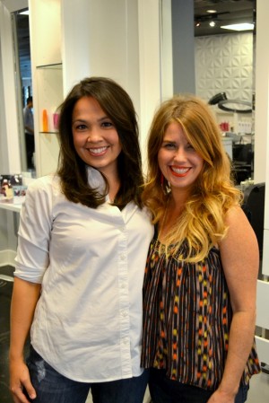 Erin finished look blow dry houston